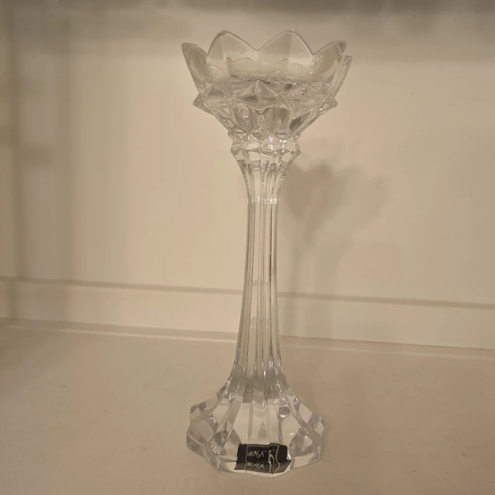 ⭐️40% Off⭐️ Mikasa Diamond Point Single Crystal Candleholder